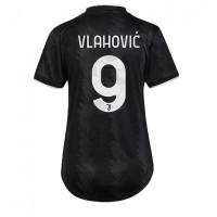 Juventus Dusan Vlahovic #9 Fotballklær Bortedrakt Dame 2022-23 Kortermet